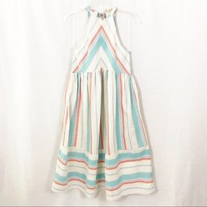 Listicle Linen Halter Dress